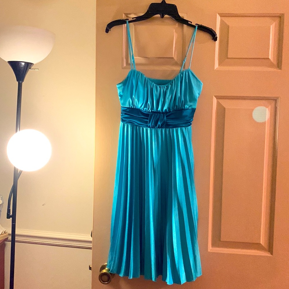 Blue dress